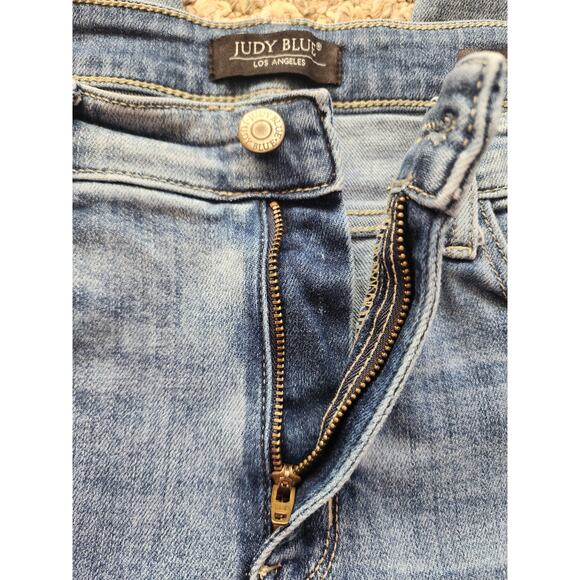 Judy Blue Boyfriend Fit 9/29 Blue Denim Jeans - Picture 9 of 12